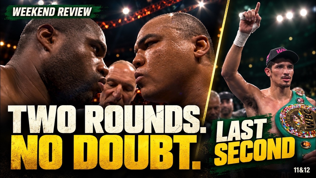 Dubois stops Wardley in two rounds: the weekend review