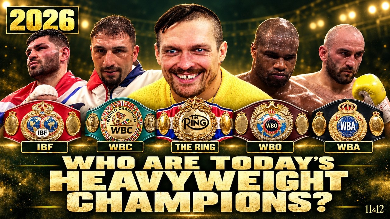Heavyweight champions: wins, defeats & biggest finishes